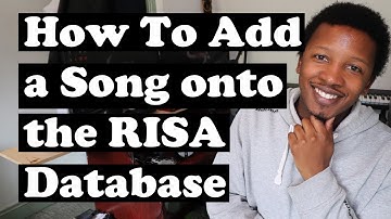 How Add Songs To The RISA Database