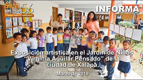 Exposicin artstica en el Jardn de Nios "Virginia A...