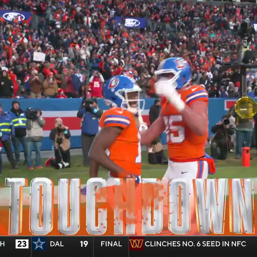 Marvin Mims catches for a 7-yard Touchdown vs. Kansas City Chiefs