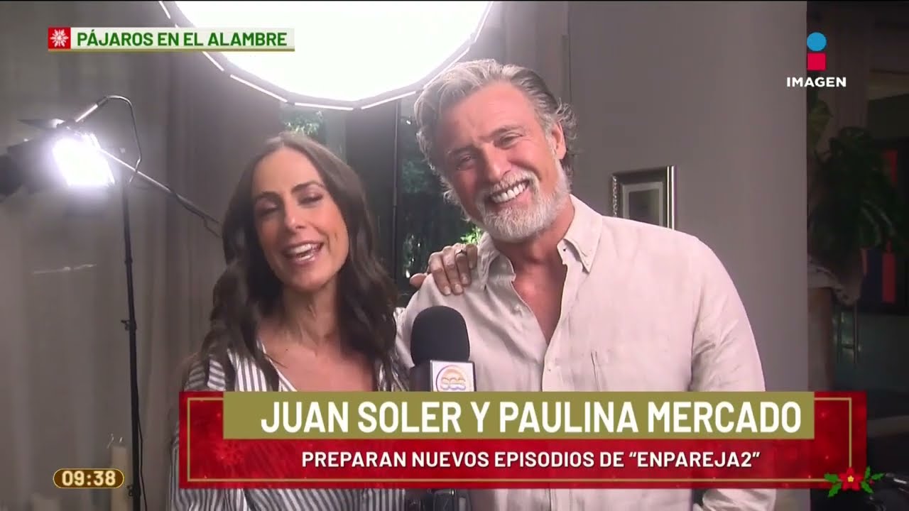 Juan Soler y Paulina Mercado FELICES por el éxito de 'Enpareja2' | Sale el Sol