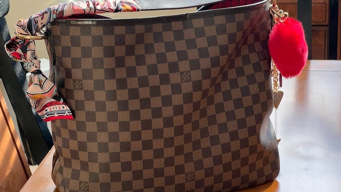 Comparison / Louis Vuitton Graceful MM & Delightful MM Damier Ebene #LV # LouisVuitton #Hobo 