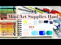 Jackson's Mini Art Supplies Haul | Mixed Media