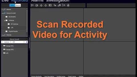 VMS TechTips Scan Recorded Video for Activity in Review