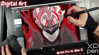 Drawing Okarun Using XP-Pen Tablet || Artist Pro 16 (Gen 2)