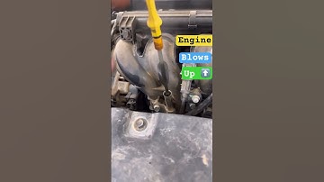 This is how you can easily check engine back compressor and power#car engine need overhauling#shorts