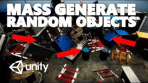 HOW TO MASS GENERATE RANDOM OBJECTS IN RANDOM PLACES WITH C# UNITY TUTORIAL