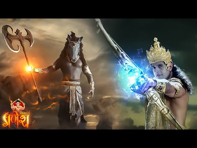 A fierce battle took place between Asur Hagriva and Vishnunarayan? , Ganesh the remover of obstacles. Vighnaharta Ganesh - EP 508 class=