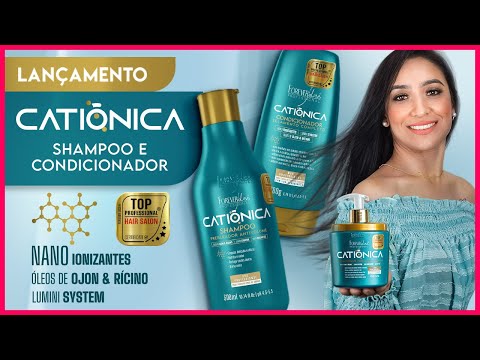 💙LANÇAMENTO Shampoo e Condicionador Catiônica Forever Liss