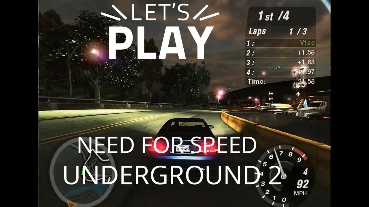 Need For Speed Underground 2 Honda Civic (2 Circuit Race) - YouTube
