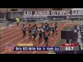 Brandon miller world record 151 800m 14yrold age group