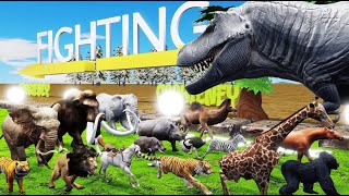 The Ultimate Battle: 44 Wild Animals vs. Tyrannosaurus Epic Battle by CookieNey 481,434 views 11 months ago 5 minutes, 44 seconds