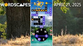 Wordscapes Daily Puzzle April 21, 2025 Answer Solutions | Gameplay (Inspired by @lukemixes0828)