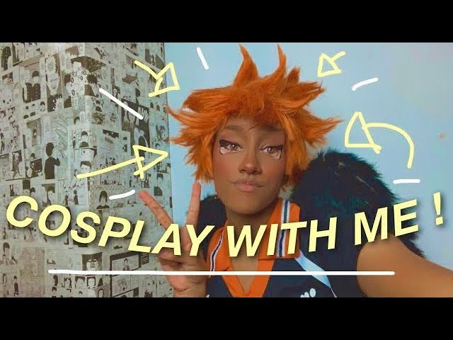 COSPLAY WITH ME | hinata haikyuu cosplay tutorial