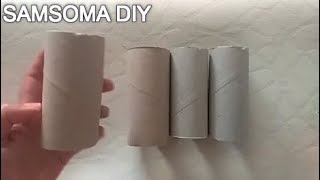 شاهدوا ماذا صنعت باستعمال رول كرتون المناديل /  Ideas with Toilet Paper Roll