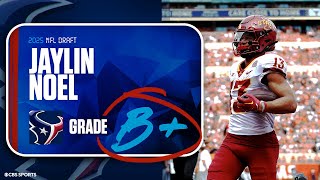 2025 NFL Draft Grades: Texans receive 'B+' for selecting Jaylin Noel at No. 79 overall