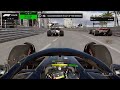 Trying to survive the monaco start