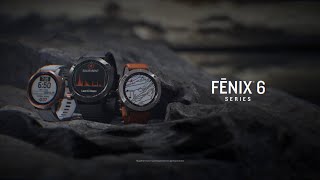 Спортивные смарт-часы серии Fenix 6 Solar
