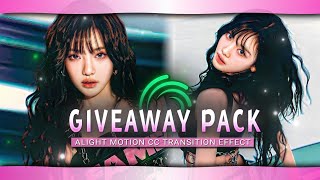 3K SPECIAL GIVEAWAY PACK || ALIGHT MOTION CC,EFFECT,TRANSITION (XML ALIGHT LINK QR) 