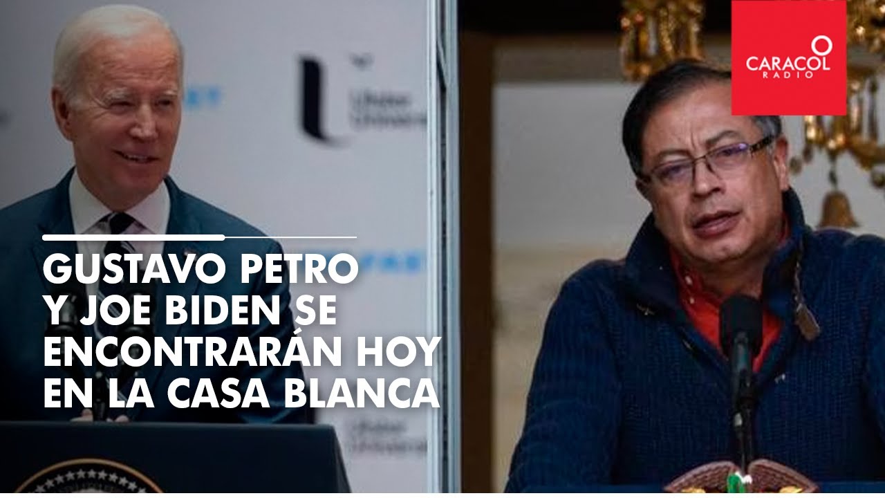 Encuentro del presidente Gustavo Petro y Joe Biden en la Casa Blanca ...