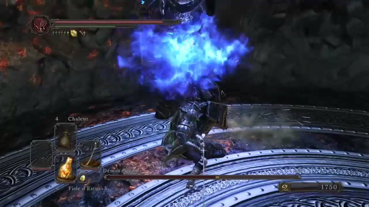 DARK SOULS 2] [DLC 2] [BOSS FGHT] Démon Fondeur (Bleu) - YouTube