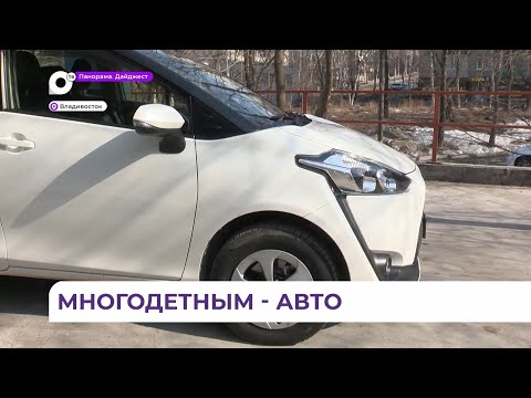 Многодетные семьи Приморья могут получить соцвыплату на приобретение автомобиля