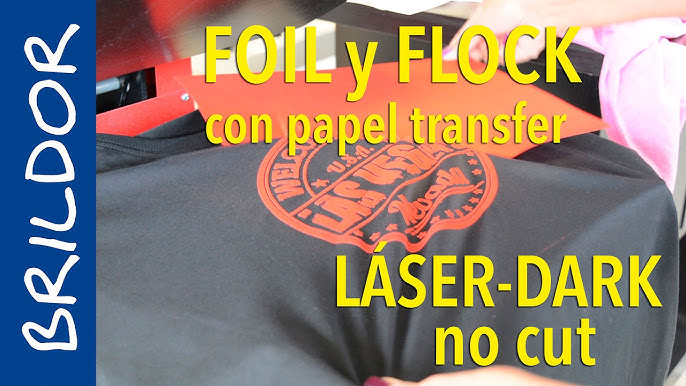 CÓMO APLICAR el PAPEL TRANSFER laser en CAMISETAS 
