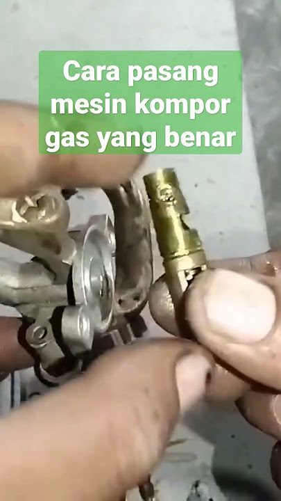 cara pasang mesin kompor gas#shorts
