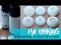 Eye Making for Dolls - Using UV resin for the eye bases