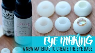 Eye Making for Dolls - Using UV resin for the eye bases