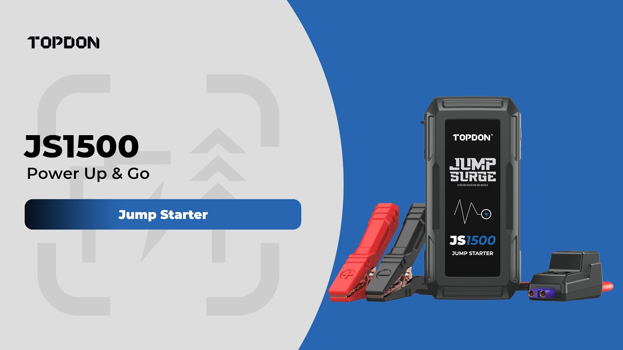 Topdon JumpSurge JS1200 Lithium Jump Starter 10000mAh - Auto