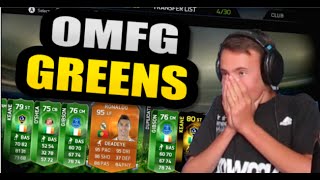 FIFA 15 | LUCKIEST GREEN PACK OPENING IN HISTORY!