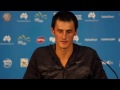 Bernard Tomic press conference (2R) - Sydney International 2015