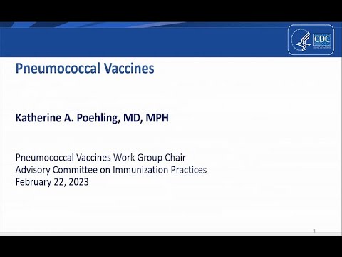 February 2023 ACIP Meeting - Pneumococcal vaccine