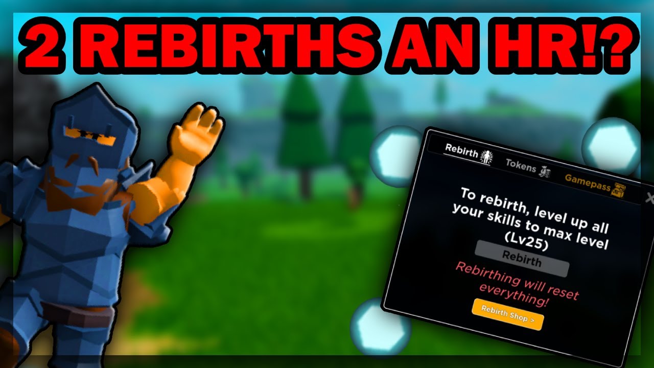 NEW BEST REBIRTH METHOD IN THE SURVIVAL GAME 2 REBIRTHS AN HOUR!? 