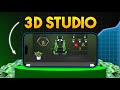How To Create 3D Studio In Mobile | Create 3D Studio In Capcut With Pixellab ✅