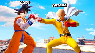 Npc Battle Between Goku vs Saitama In Overgrowth