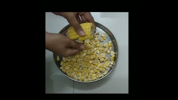 Remove Corn Kernels quickly | #shorts #ytshorts
