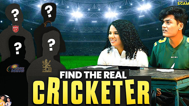 Find The IPL CRICKETER | Sach Ya Scam | SlayyPop