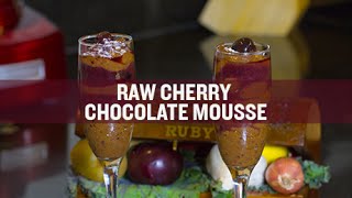 The BEST Raw Cherry Chocolate Mousse Ever (Dairy-Free and Egg-Free)!