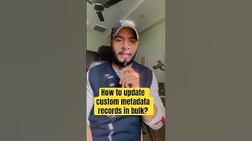 How to update custom metadata records in bulk || quick tip #salesforce