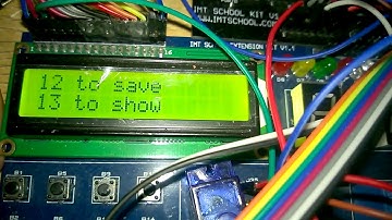 Calculator and interface with EEPROM 24C08