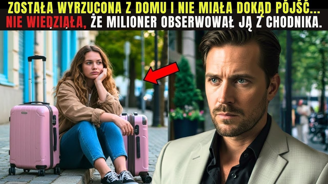 ZOSTAŁA EKSMITOWANA I NIE MIAŁA DOKĄD PÓJŚĆ… NIE WIEDZĄC, ŻE MILIONER OBSERWOWAŁ JĄ Z CHODNIKA