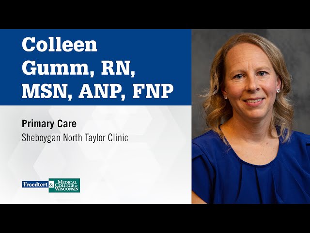 Watch Colleen Gumm, nurse practitioner, family medicine on YouTube.