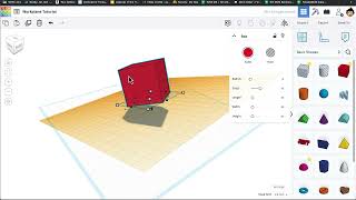 25. New Tinkercad - Returning Objects Flat on the Workplane