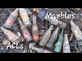 Bottle Digging Long Forgotten Dump in the Woods