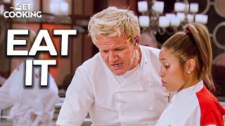 Gordon Ramsay Forces a Chef to Eat Their Own Failure | Hell's Kitchen USA