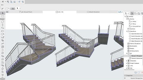 How to design different types of staircase in Archicad 25