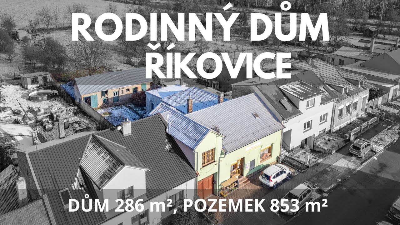 PRODÁNO RODINNÝ DŮM V OBCI ŘÍKOVICE | 4K