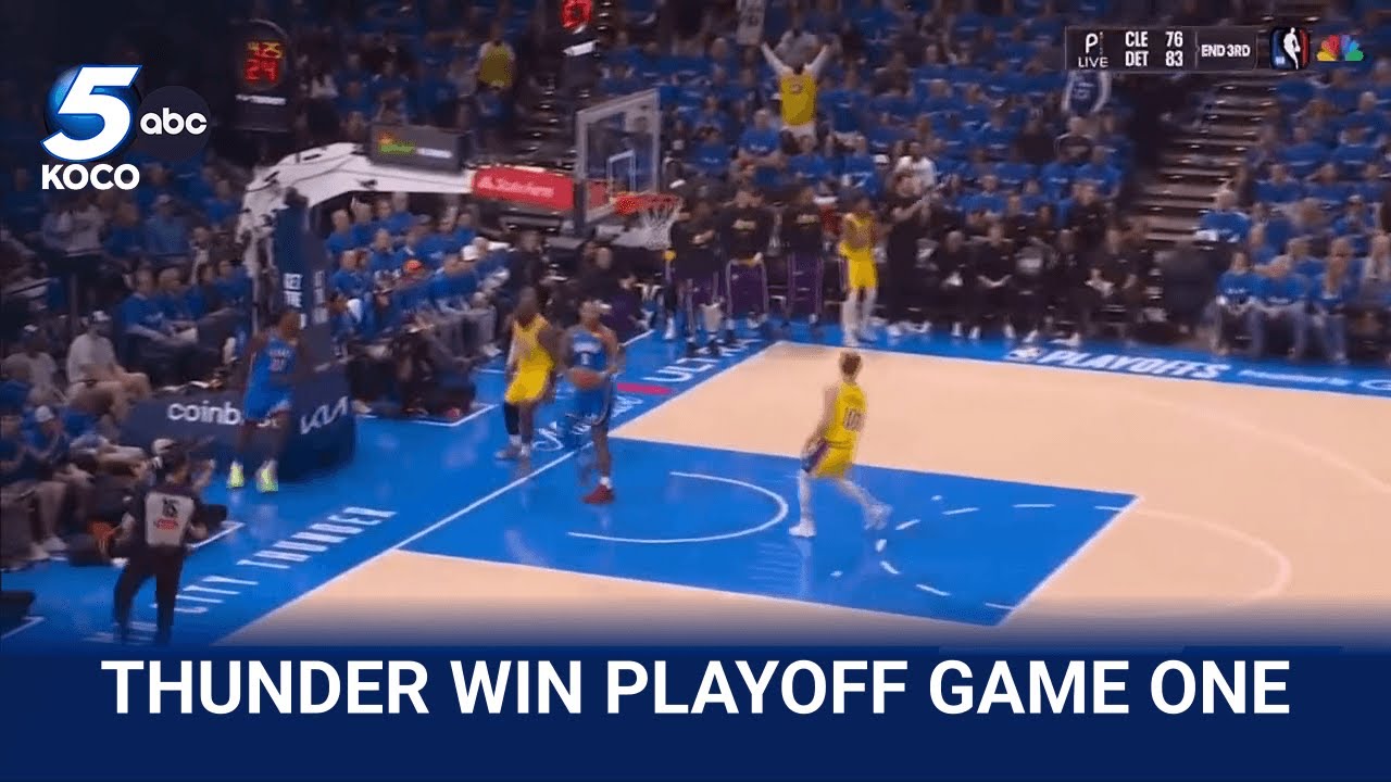 Holmgren has 24 points to help Thunder top Lakers in Game 1 of Western ...