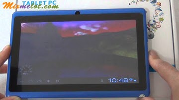 Q88 Allwinner A13 4GB DDR3 512MB 7inch Capacity Touch Screen Android 4.0 Camera Tablet PC- Blue